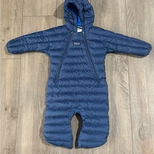 Patagonia Navy Infant Snowsuit